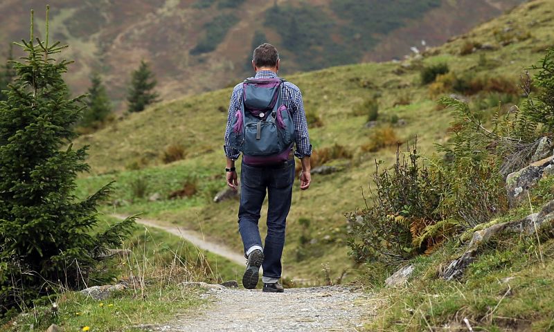 Rutas a pie con personas mayores